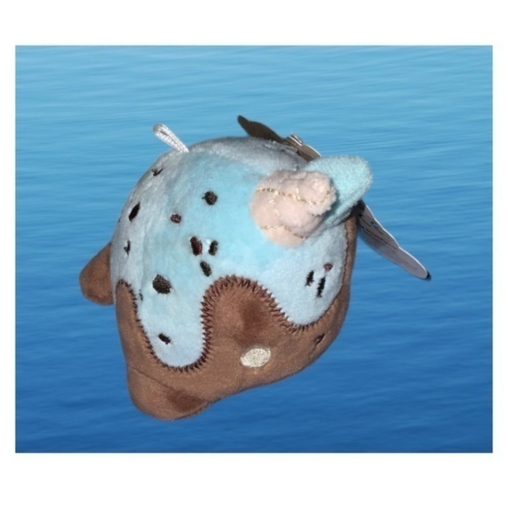 Aurora - Tasty Peach - 5” Mint Chocolate Nomwhal Soft Plushy MWT